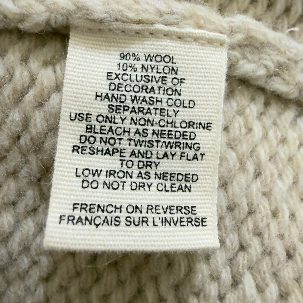 Anthopologie Sleeping On Snow Sweater Coat Hand Painted Poppies Size Medium - Picture 6 of 16